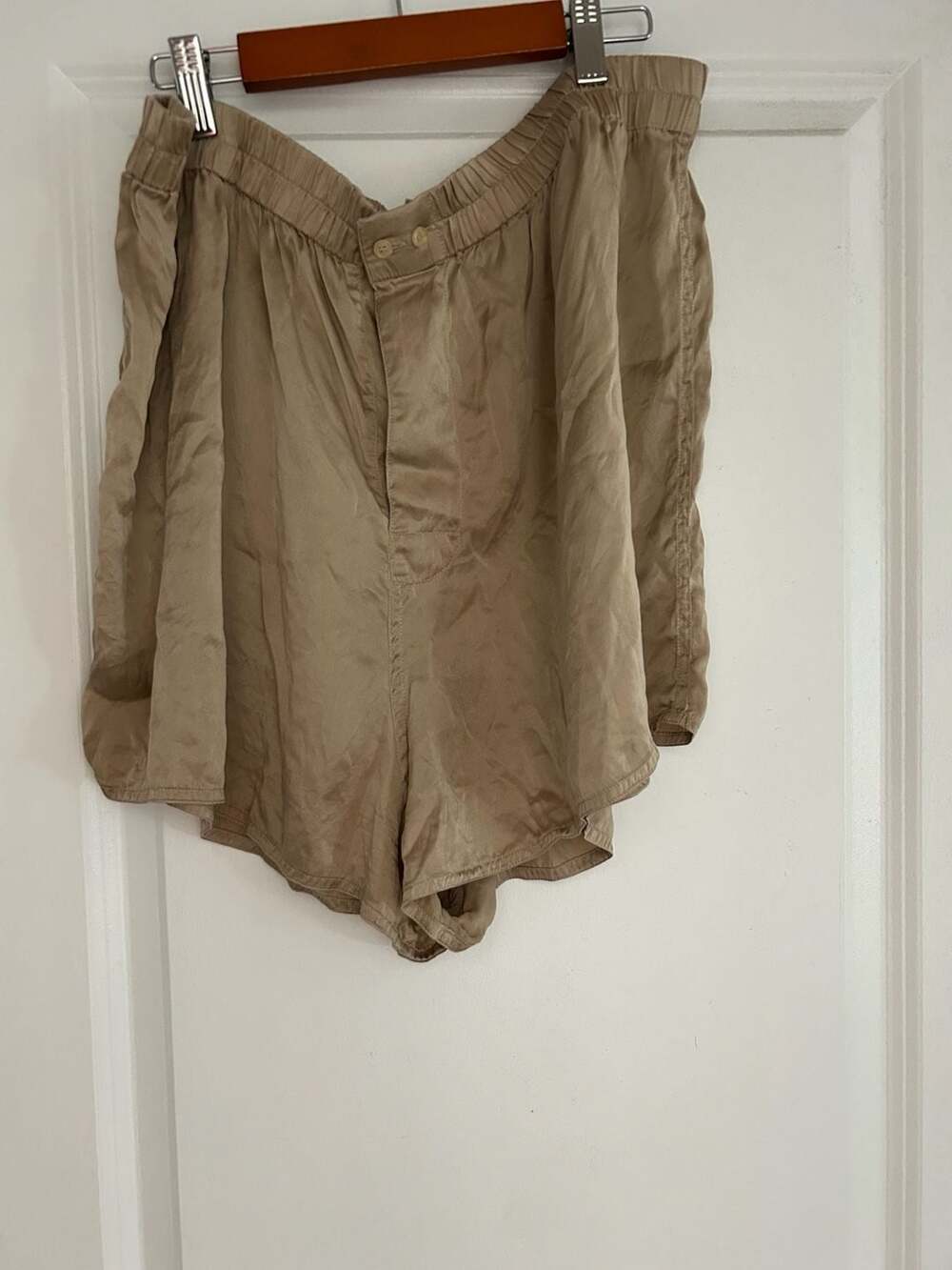 Vintage Victoria's Secret 100% Silk Lounge Shorts Size L